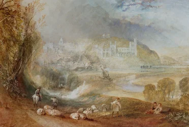 Arundel Slot og By, ca. 1824