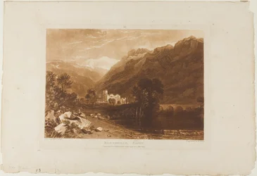 Bonneville, tallerken 64 fra Liber Studiorum