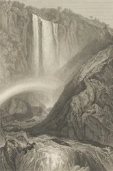 Cascade of Terni, ca. 1820