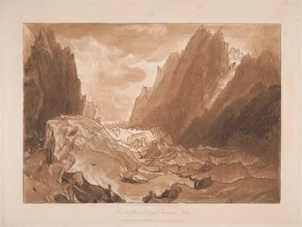 Mer de Glace, Chamonix-dalen, Savoyen