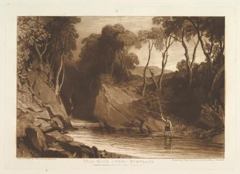 Nær Blair Athol, Skotland Liber Studiorum, del VI, plade 30, 1. juni 1811.