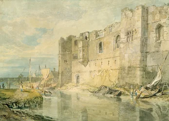 Newark-upon-Trent, ca. 1796 (akvarel over grafit på papir)