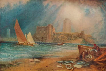Pembroke Castle, Wales, c1829