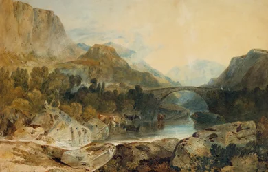 Rosthwaite Bridge, Borrowdale, ca. 1802