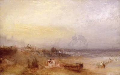 Morgenen efter stormen, ca. 1840-45 (olie på lærred)