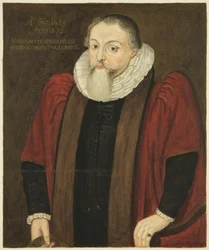 Portræt i Council House of Alderman John Whitson (akvarel på papir)