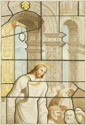 Farvet glas i St Mark