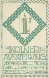 En plakat for Kölns kunstfestival i 1905, 1905