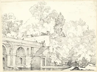 Fiskedammen og Villa Madama