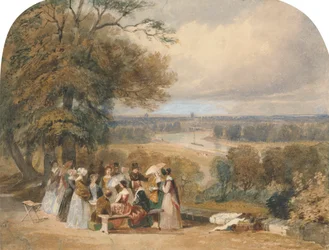 En picnic på Richmond Hill