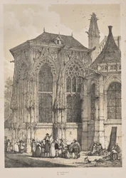 Middelalderens arkitektur: St. Jacques, Dieppe, East End, Eksteriør