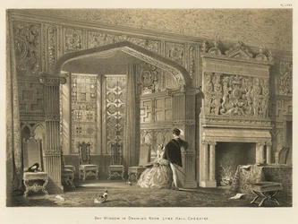 Karnap i tegnestuen, Lyme Hall, Cheshire