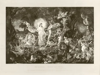 Striden - Oberon og Titania (fotogravure)