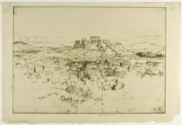 Athen fra bjerget Lybacettus