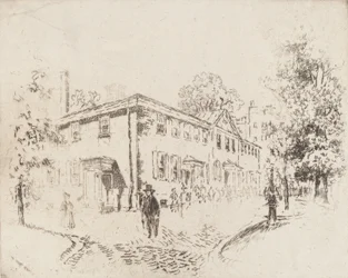 Fourth Street, Meeting House, Philadelphia, 1920.