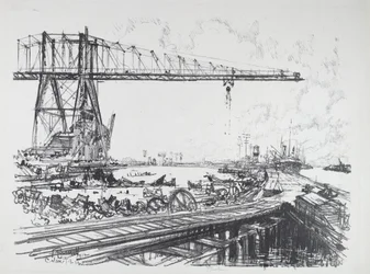 Franske kanal og amerikanske traner, 1912.