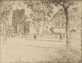 Hus, hvor Whistler døde, 1904.