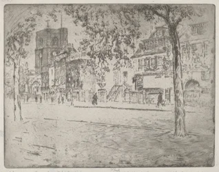Hus, hvor Whistler døde, 1904.
