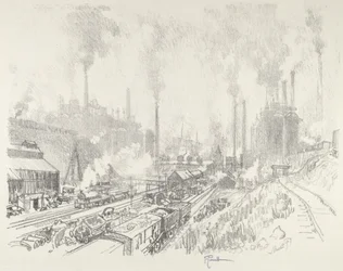 I landet af jern og stål, 1916.