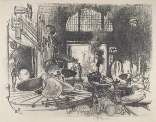 Fremstilling af propelblade, 1917.