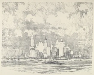 New York fra Ellis Island