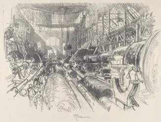 Den største drejebænk i verden, 1917.