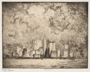 Byen i 1915