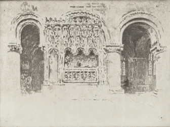 Grundlæggerens grav, Saint Bartholomew den Stores kirke, 1903.