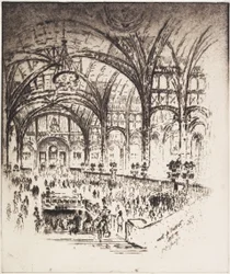 The Hall of Iron, Pennsylvania Station, New York, 1919