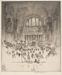 The Marble Hall, Pennsylvania Station, New York