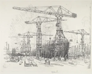 Det gamle Skibsværft, 1916.