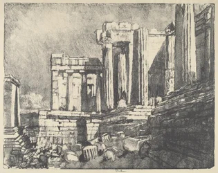 The Propylaea, Athen, 1913.