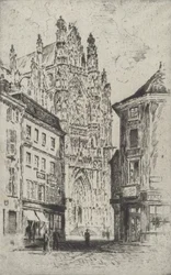 Tværskibet, Beauvais, 1907.