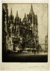 Vestfronten, Rouen-katedralen