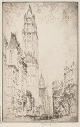 Woolworth-bygningen, 1915.