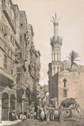 88. En gade i Rosette, 1843.