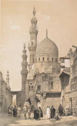 Moské, Kairo, 1843.