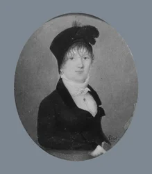 Portræt af en dame, ca. 1808.