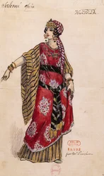 Herodias for Salome, af Richard Strauss (1864-1949), opført på Opera Garnier i Paris, 3. maj