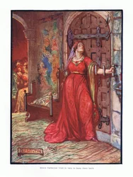 Modige Catherine forsøgte forgæves at holde dem tilbage, 1910