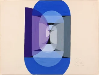 Blue Gray Violet Wheel (fra serien The Mathematical Basis of the Arts)