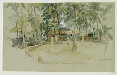 Buddhisttempel i Ceylon (Sri Lanka)