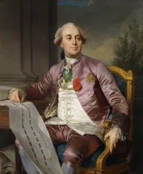 Portræt af Charles-Claude de Flahaut de la Billarderie, greve af Angiviller