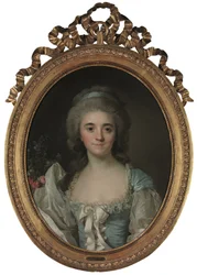 Portræt af Comtesse de Provence (1753-1810) (olie på lærred)