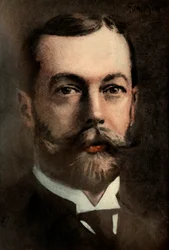 George V., konge af England, 1910.