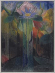 Jungle Foliage, ca. 1918-9 (pastel på gazebelagt papir)