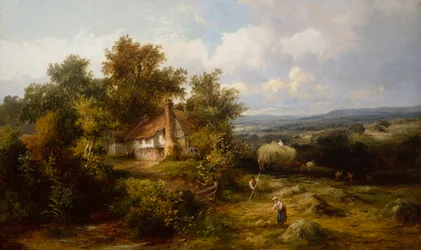 On the Sussex Downs (olie på lærred)