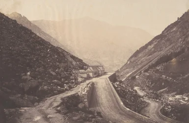 Raillière bade i Cauterets, 1853.