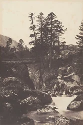 Cauterets, Spaniens bro, 1853.