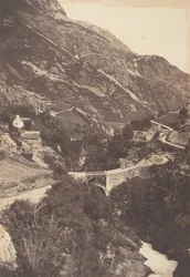 Broen over Sia Road i Gavarnie St Sauveur, 1853.